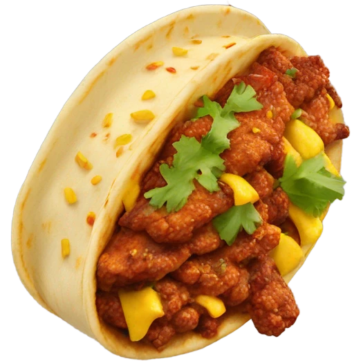 Make a Al pastor taco emoji