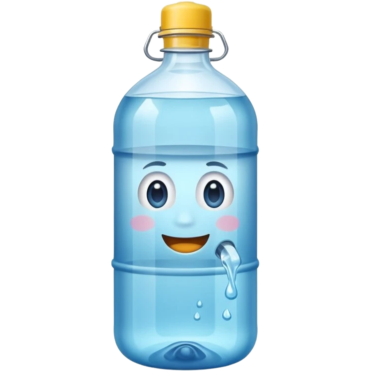 botella de 20 litros de agua purificada emoji