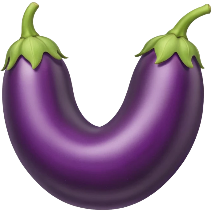 eggplant with ring around it emoji