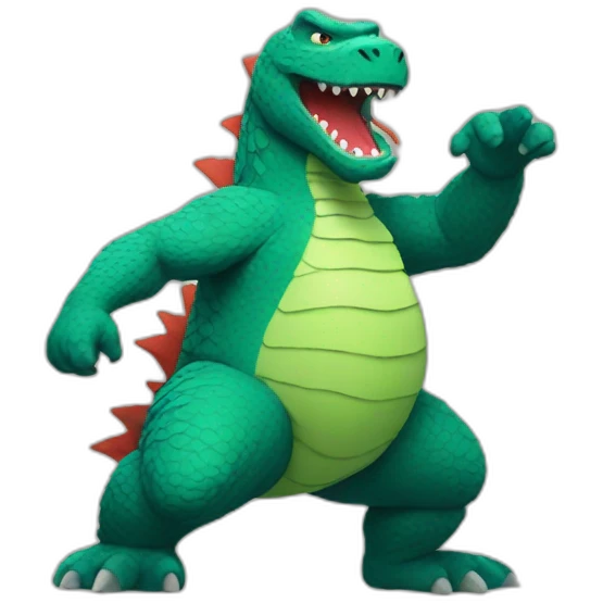 dancing godzilla emoji