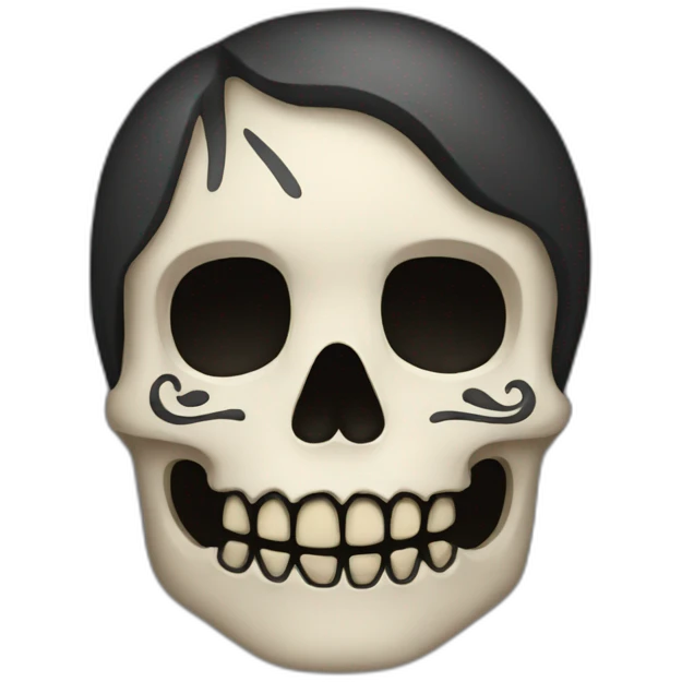 Calavera pintada emoji