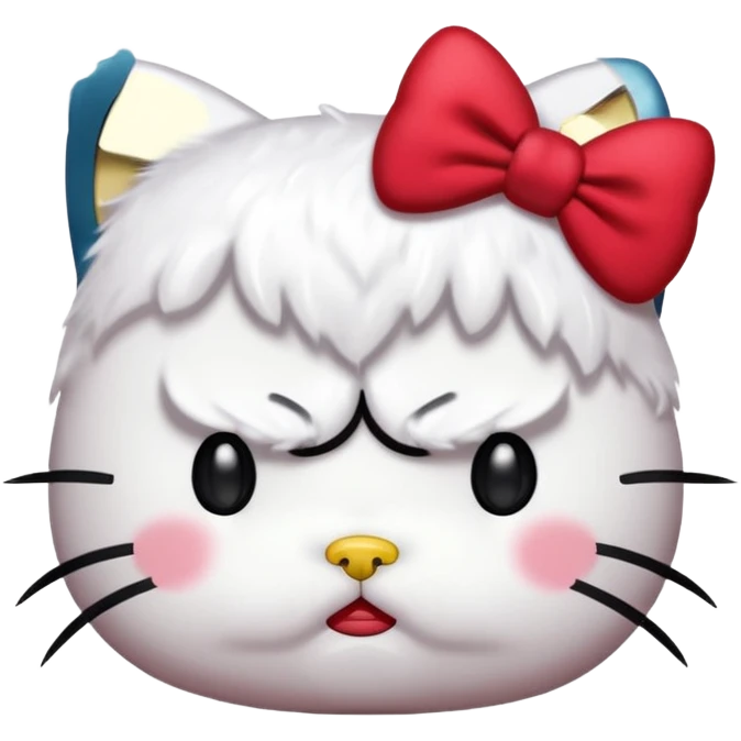 angry hello kitty emoji
