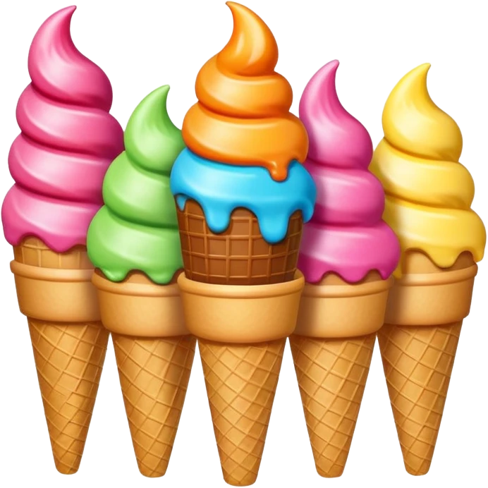 ice creams candy emoji