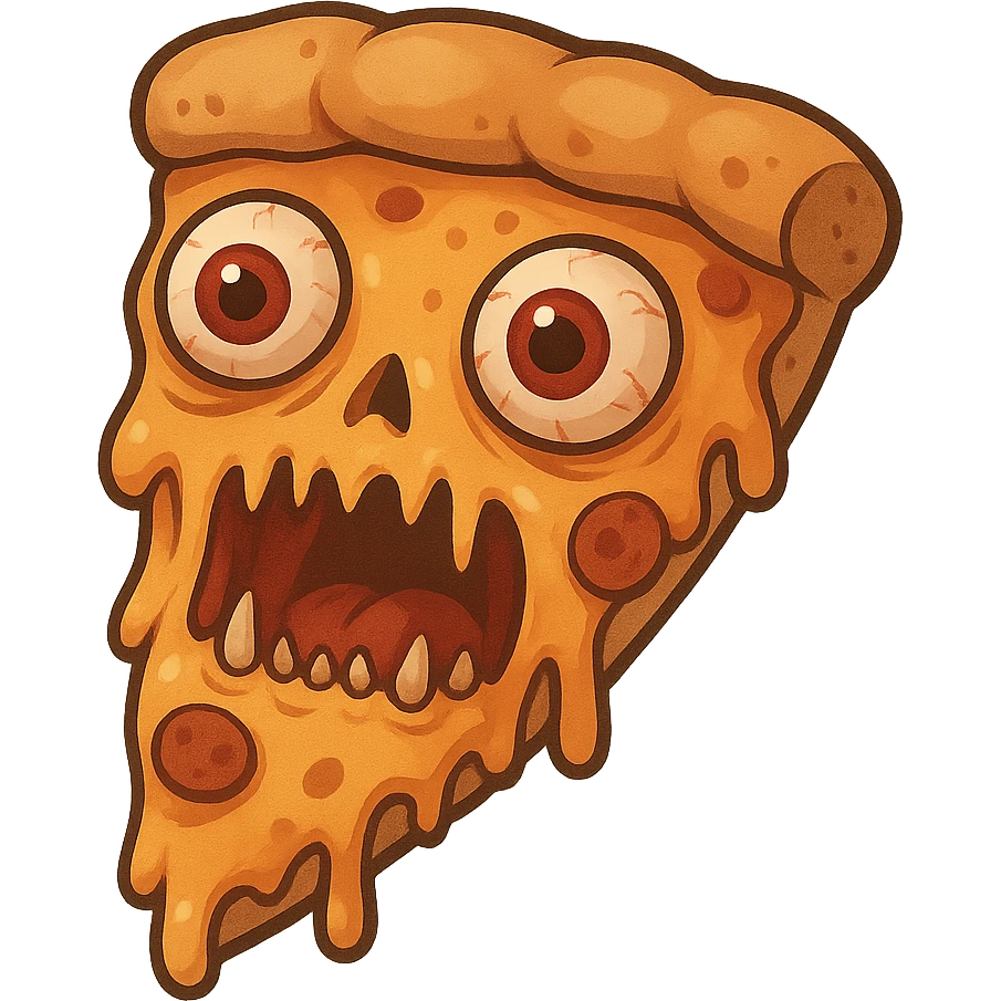 Halloween food, make it scary, remove background  emoji