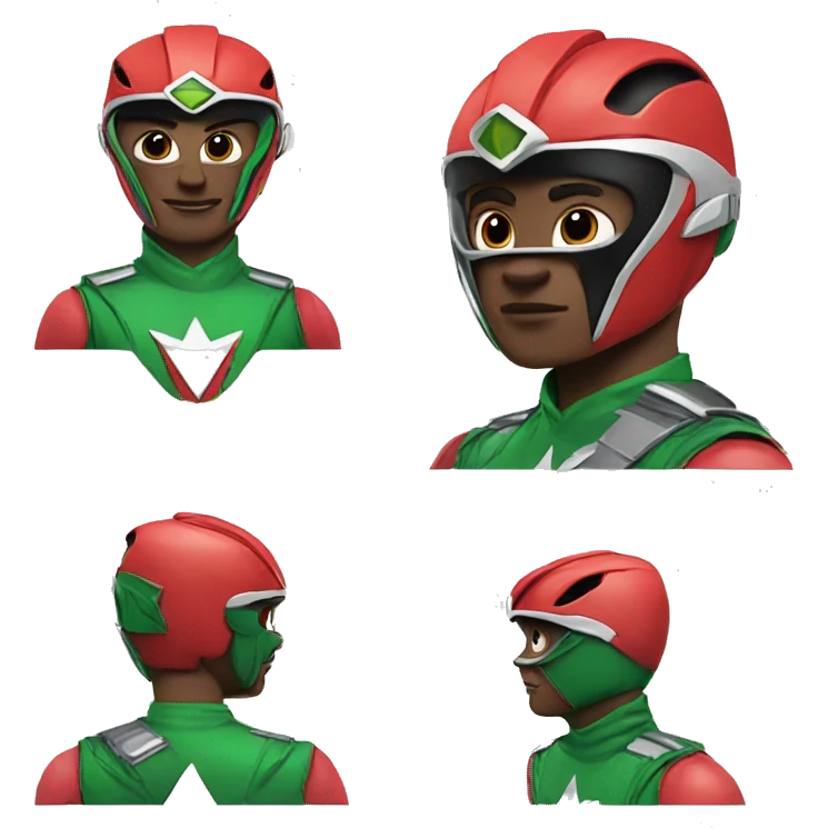 Power Ranger emoji