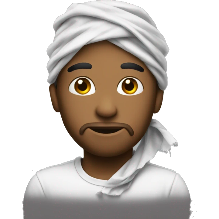 Emoji mit  Bandana emoji