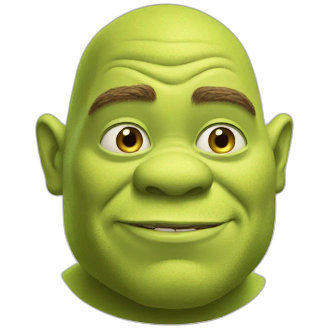 white-shrek emoji