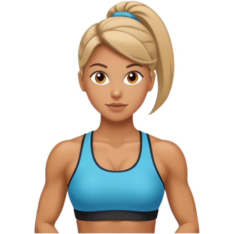 woman personal trainer emoji