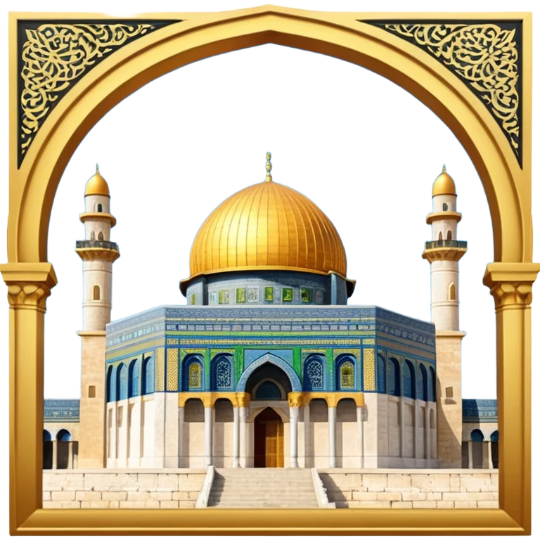 Dome of the rock, Palestine emoji