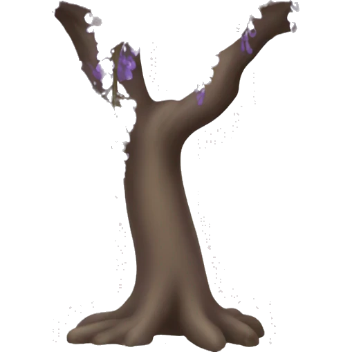 Purple Wisteria tree emoji