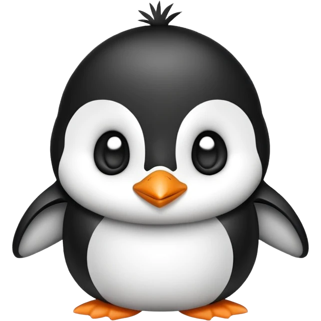 cute penguin emoji