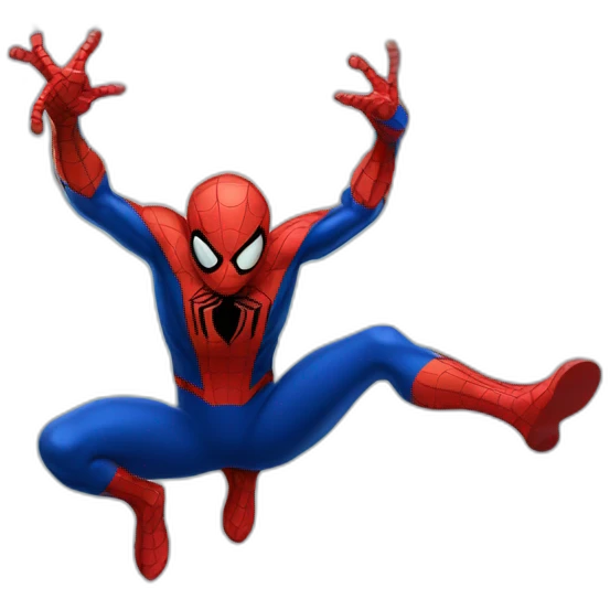 spiderman with web emoji