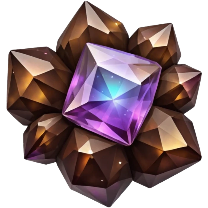 dark brown nebula crystal clusteremoji emoji