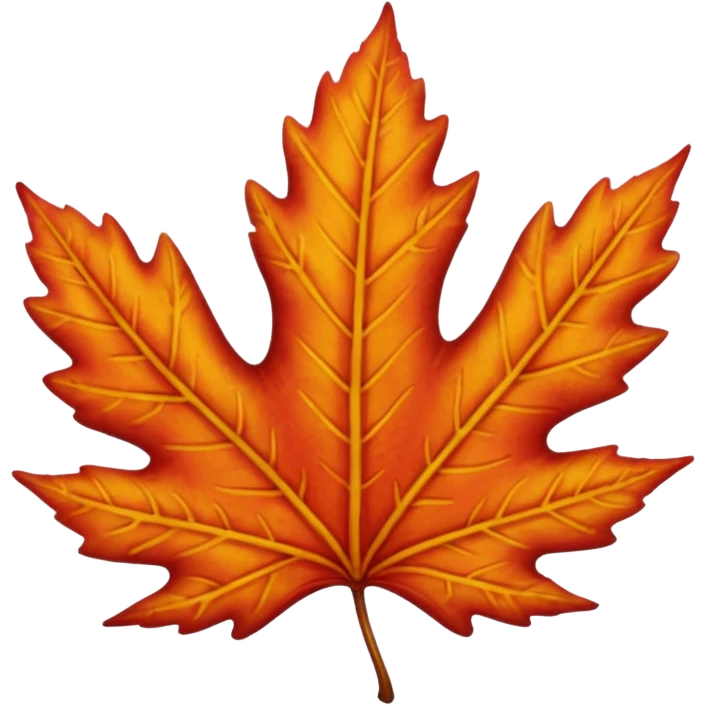 fall leaf emoji