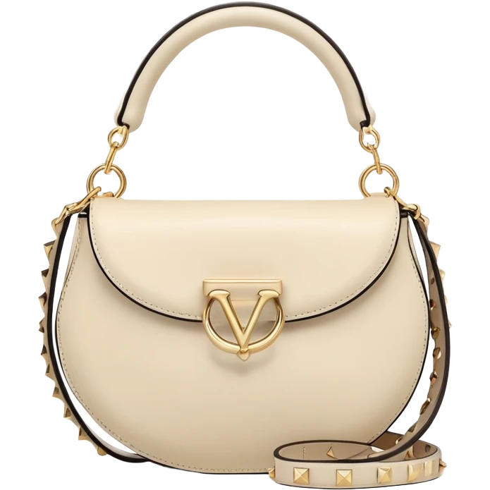 Valentino moon bag in cream colour  emoji
