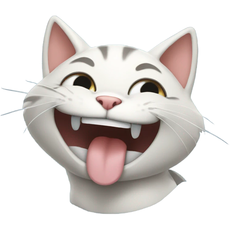cat laughing emoji