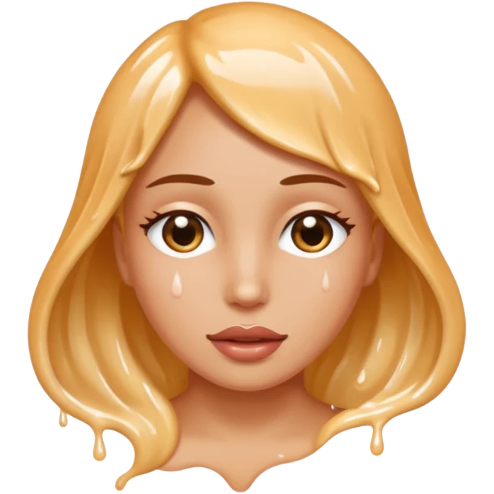 Cum coming out of a woman’s vagina emoji