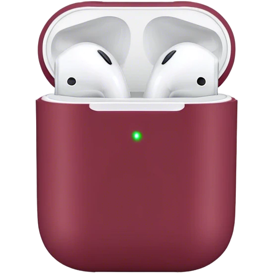 airpods burgundy emoji