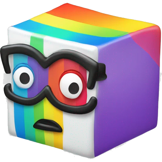 Monopoly rainbow emoji