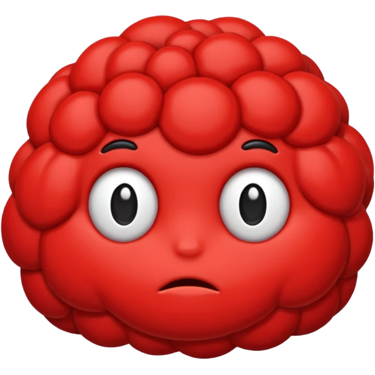 red clump emoji