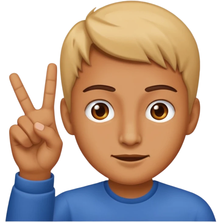 A person flipping you off emoji