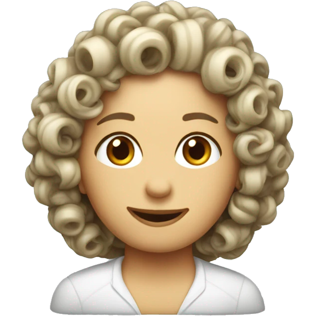 one plastic curler emoji