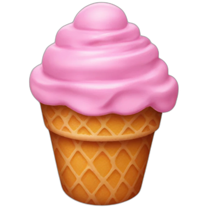 pink gelato emoji
