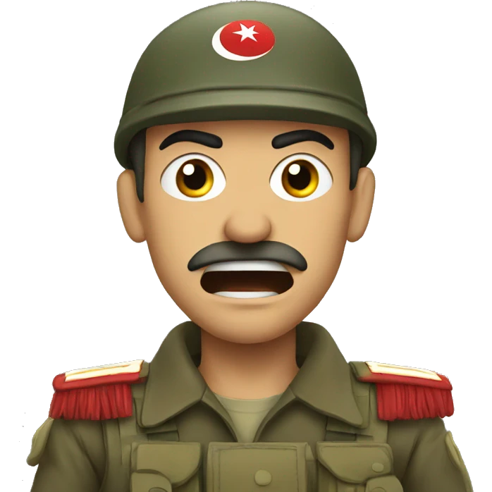 angry Turkish soldier emoji