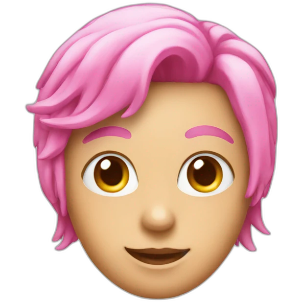 Pink stuch emoji