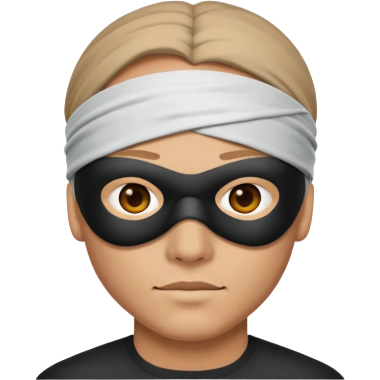 blindlyfolded one men emoji
