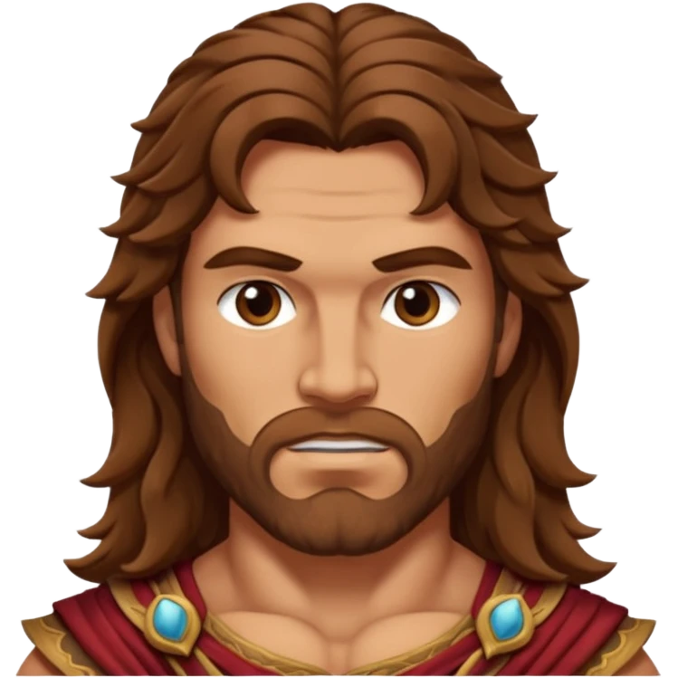 Spartacus with long hair emoji