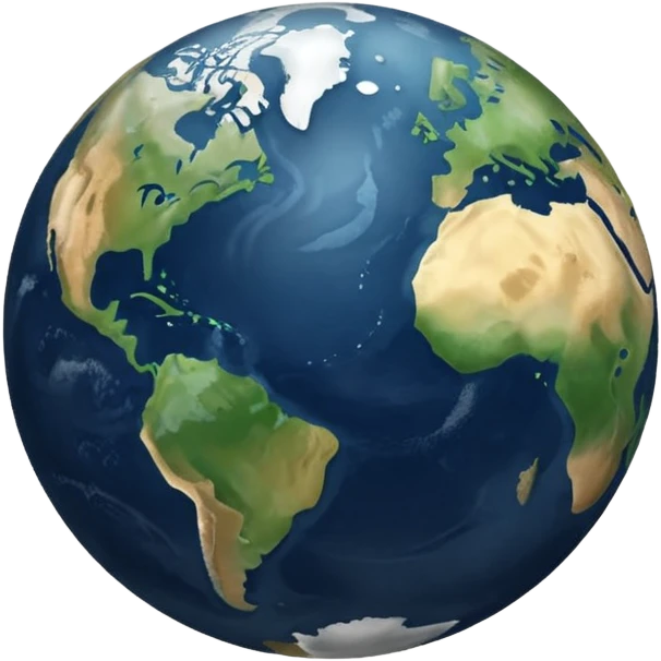 it should not contain earth NO EARTH emoji