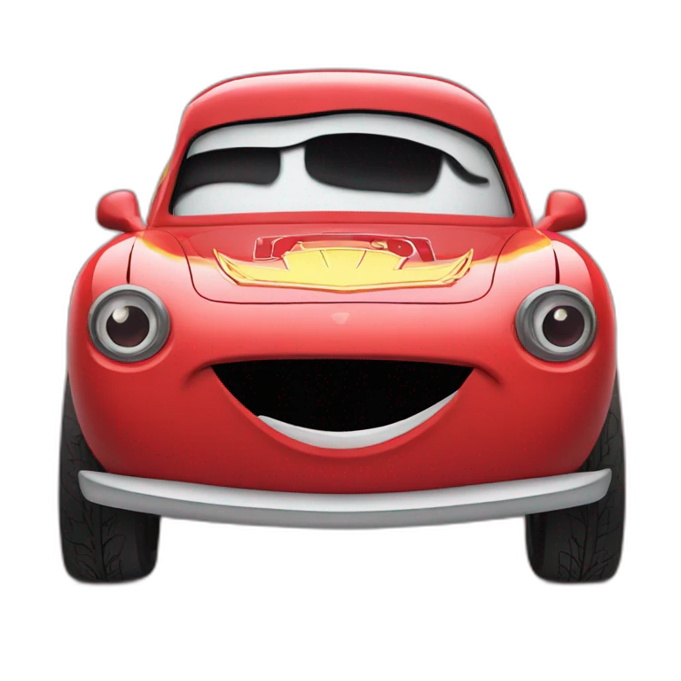 Flash McQueen cars emoji