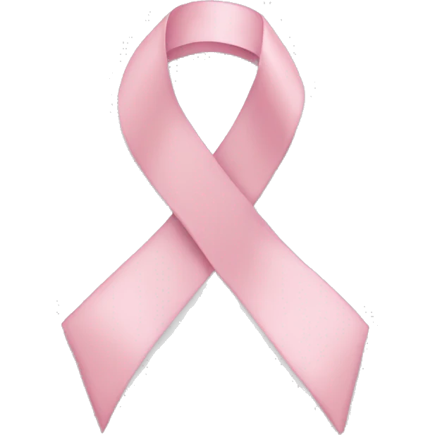pastel pink ribbon  emoji