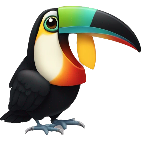 Toucan without a beak emoji