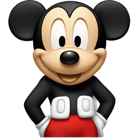 Mickey mouse from Disneyland Red Pants emoji