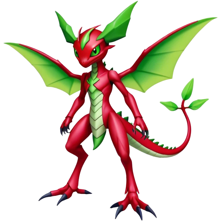  Cool Edgy Shiny Futuristic Ethereal Legendary Scizor-Digimon-Schyther-Flygon full body emoji