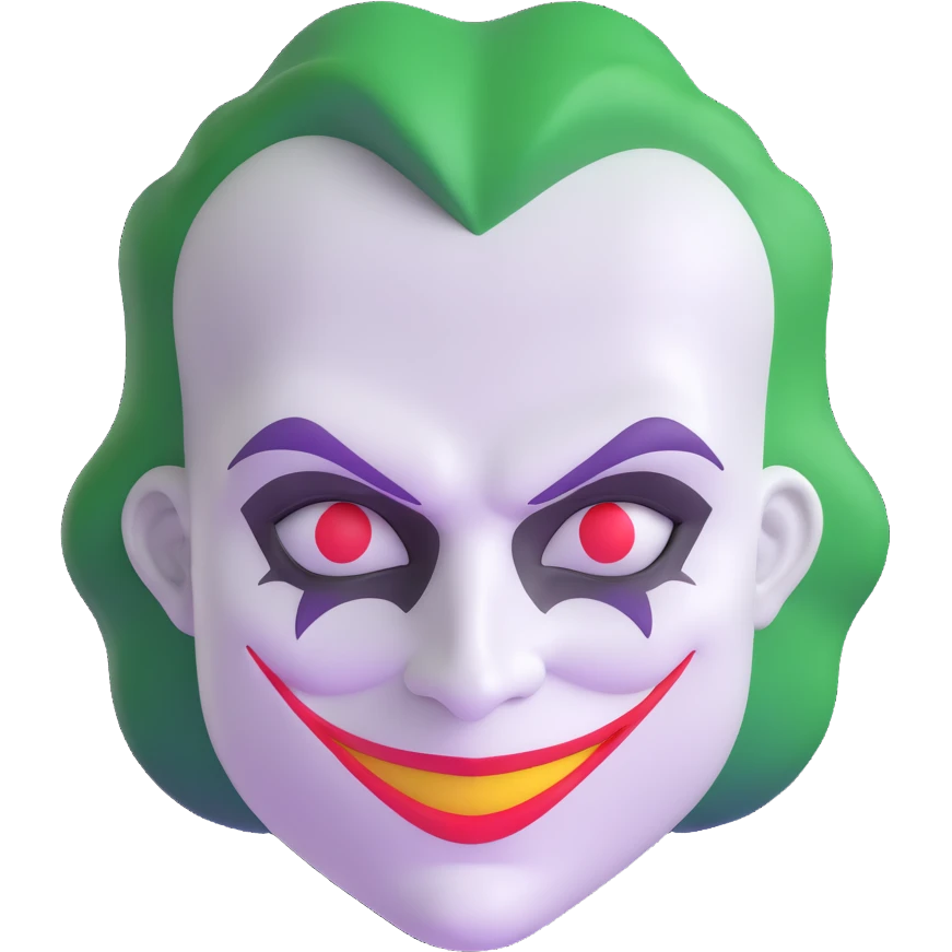 Joker from DC comics emoji