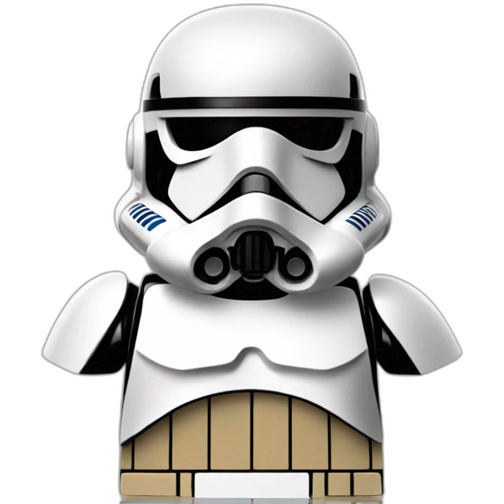 Stikcer of Lego Star Wars Trooper emoji