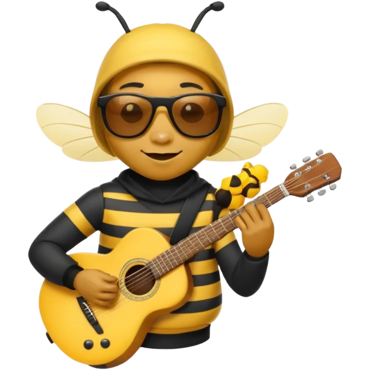 Musician Bee emoji