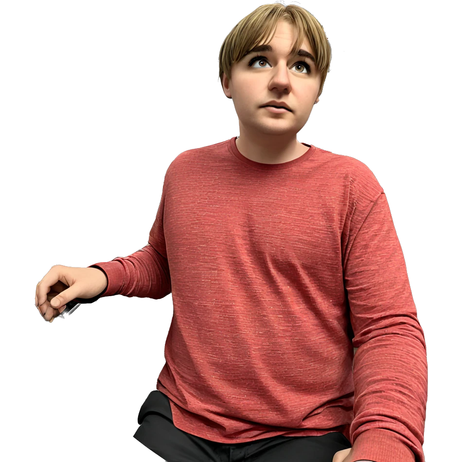 male at computer desk emoji