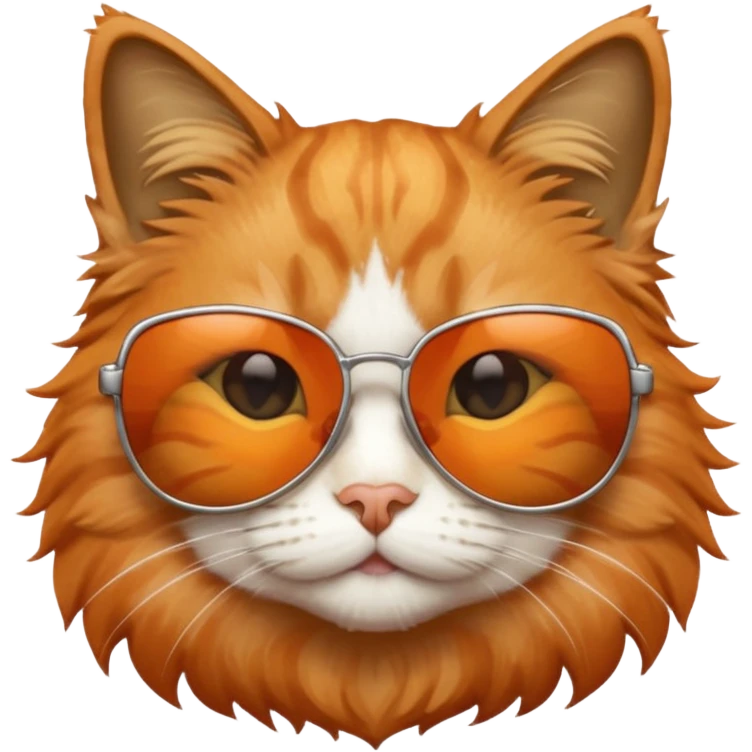 Cat wearing sunglasses emoji