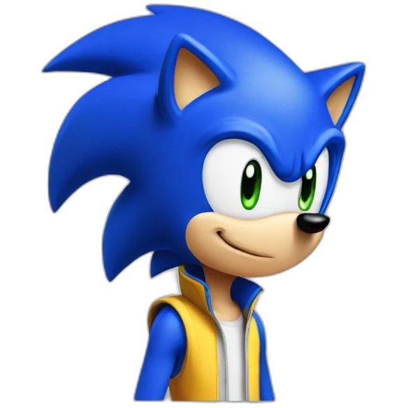 sonic hedgehog human emoji
