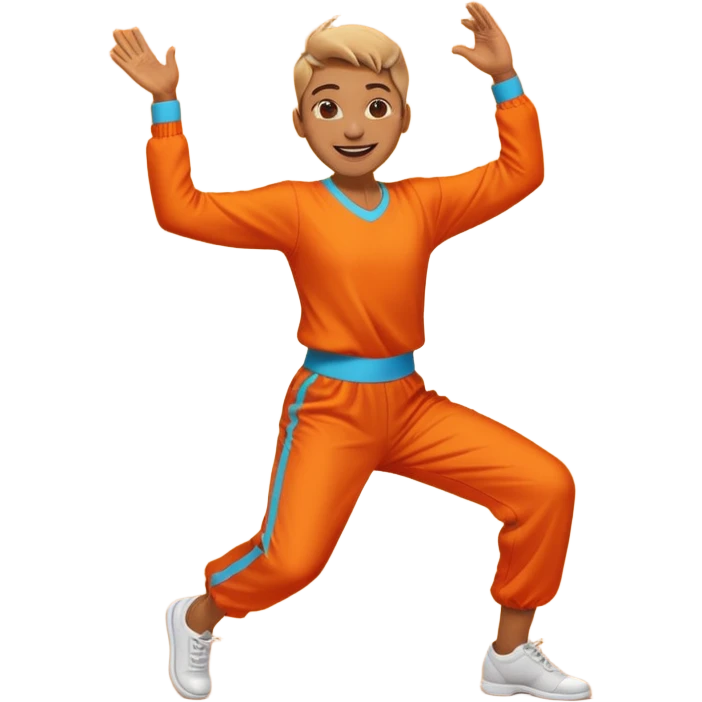 create a person emoji of Barcavibe is the superpower name Brings energy, momentum, and structure more fun and dancing emoji