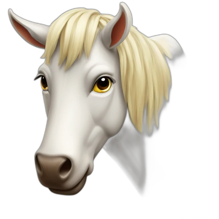 Cheval mélange vache emoji