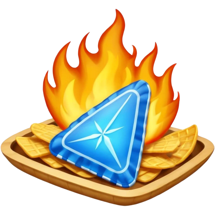 Chips blue names fire emoji