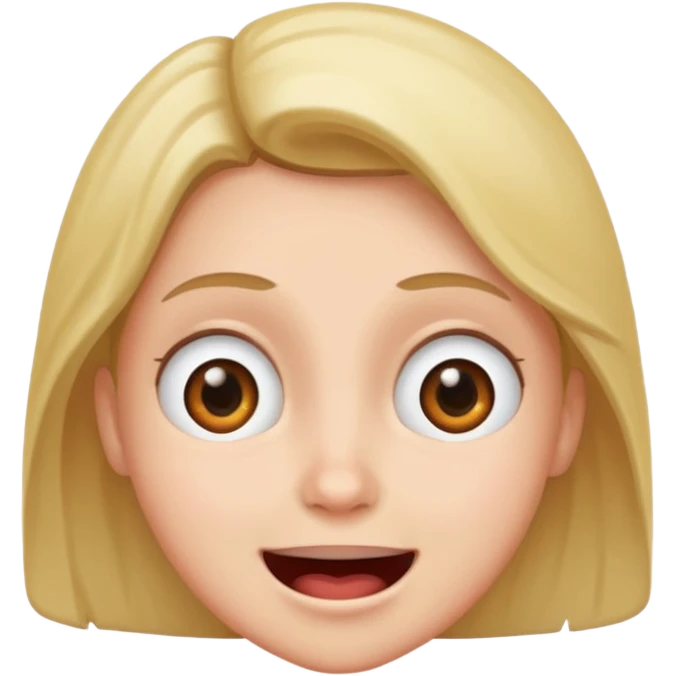 Scared smiling face  emoji