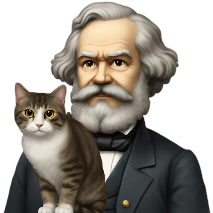 karl marx pat a cat emoji