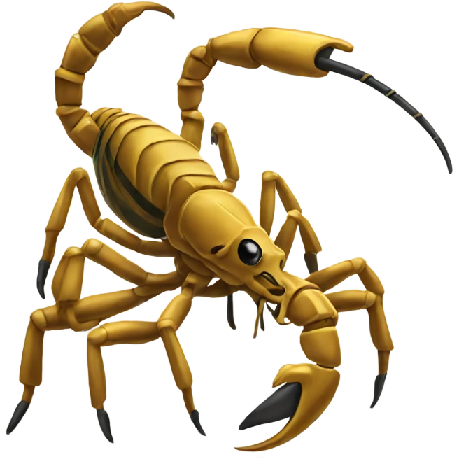 Scorpion golfing emoji