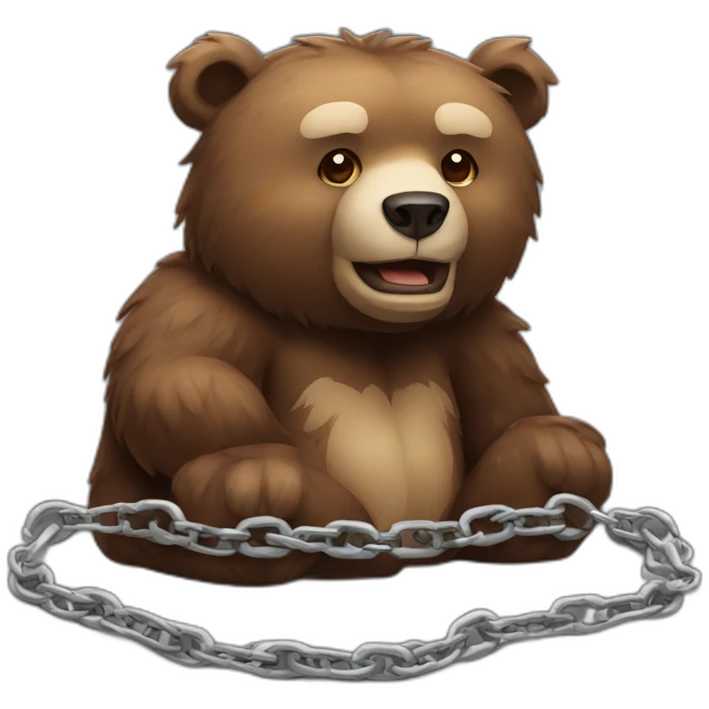 bear-chain emoji